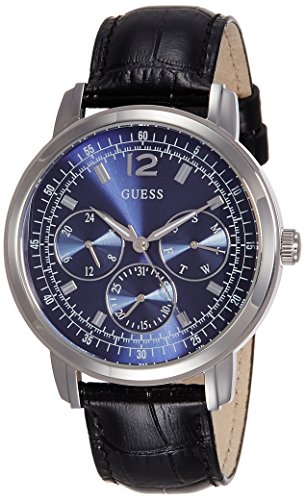 Guess Analog Blue Dial Mens Watch W0790G2 0 - Guess W0790G2 Dial Mens watch