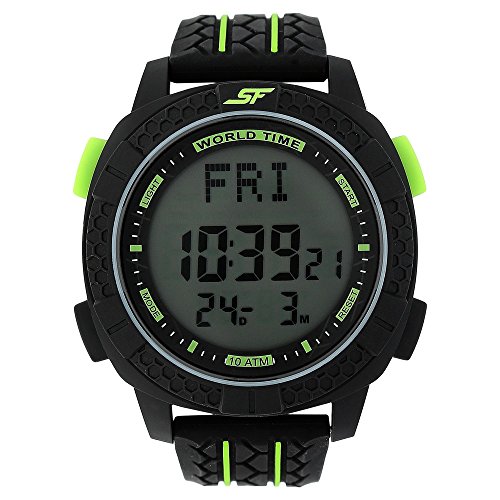 SONATA SF by Sonata Carbon II Series Digital Watch 77058PP02J 0 - SONATA 77058PP02J watch
