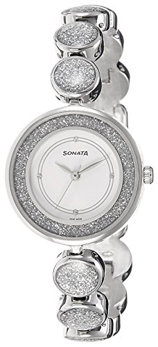 Sonata Analog White Dial Womens Watch 8136SM03 0 - Sonata 8136SM03 watch