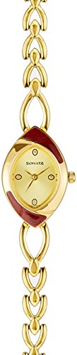 Sonata Analog Yellow Dial Womens Watch NF8069YM02 0 - Sonata NF8069YM02 watch