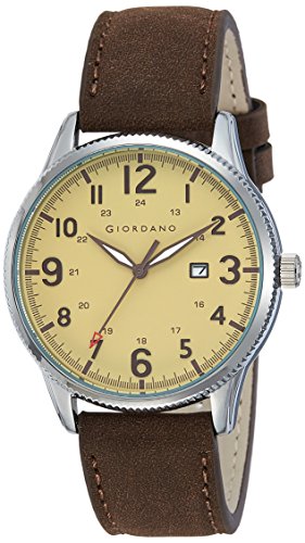 Giordano Analog Gold Dial Mens Watch A1048 02 0 - Giordano A1048-02 Mens watch