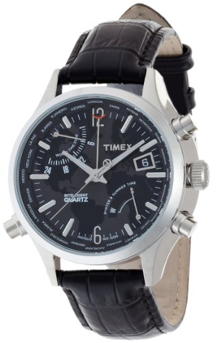 Timex Intelligent Quartz Chronograph Black Dial Mens Watch T2N943 0 - Timex T2N943 Mens watch