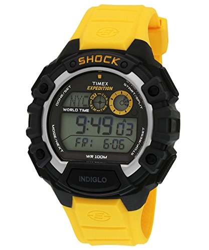 Timex Shock Digital Grey Dial Mens Watch T49974 0 - Timex T49974 Mens   watch