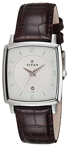 Titan Classic Analog White Dial Mens Watch NE9159SL01 0 - Titan NE9159SL01 Classic Mens watch