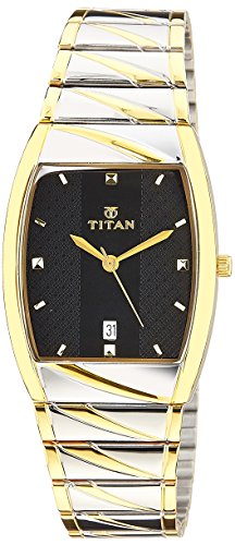 Titan Karishma Analog Black Dial Mens Watch NE9315BM02A 0 - Titan NE9315BM02A Mens   watch