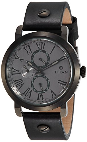 Titan Spring Summer15 Analog Grey Dial Mens Watch 90049QL02J 0 - Titan 90049QL02J Spring Mens watch