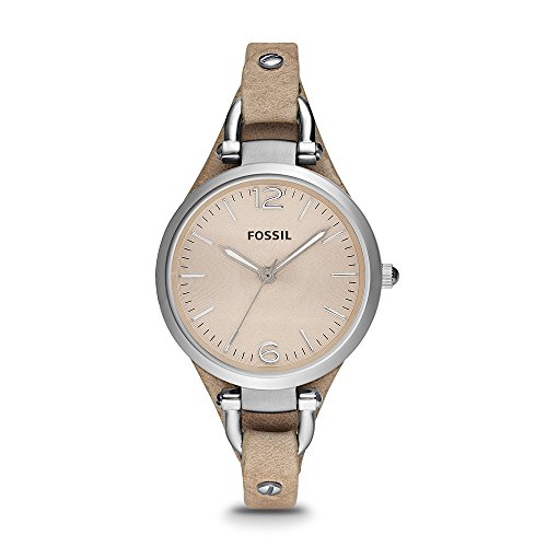 Fossil Georgia Analog Peach Dial Womens Watch ES2830 0 - Fossil ES2830 Georgia Analog Peach Dial Women watch