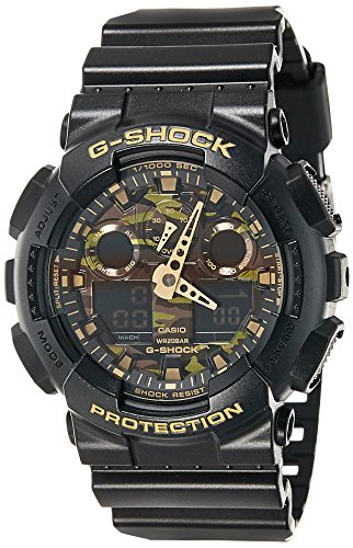 G Shock World time Analog Digital Multi Colour Dial Mens Watch GA 100CF 1A9DR G519 0 - G-Shock GA-100CF-1A9DR (G519) watch
