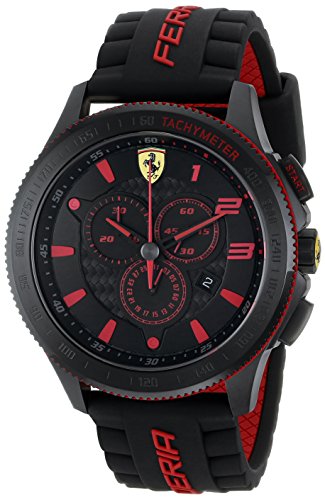 Ferrari Mens 0830138 Scuderia XX Silicone Band Watch 0 - Ferrari Men's 0830138 Scuderia XX Silicone Band watch