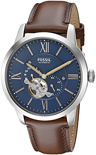 Fossil Townsman Analog Blue Dial Mens Watch ME3110 0 - Fossil ME3110 Townsman Analog Blue Dial Men's watch