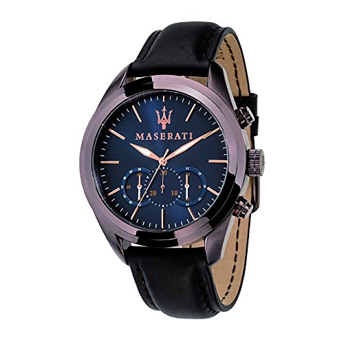 Maserati Time R8871612008 Traguardo Analogue Blue dial watch for MenBoys 0 - R8871612008 Maserati Time Traguardo watch