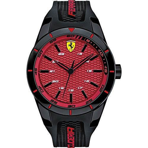Scuderia Ferrari Analog Red Dial Mens Watch 0830248 0 - Scuderia Ferrari Analog Red Dial Men's-0830248 watch