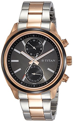 Titan Neo Analog Silver Dial Mens Watch 1733KM03 0 0 - Titan 1733KM03 Neo Analog Silver Dial Men's watch