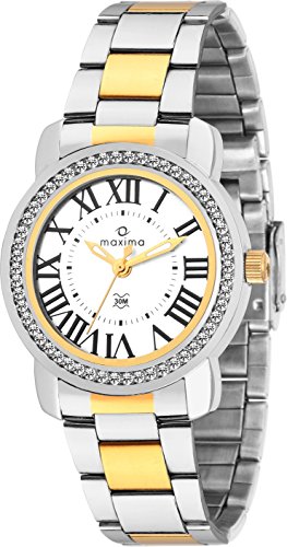 Maxima Analog Silver Dial Womens Watch 43010CMLT 0 - Maxima 43010CMLT Analog Silver Dial Women watch