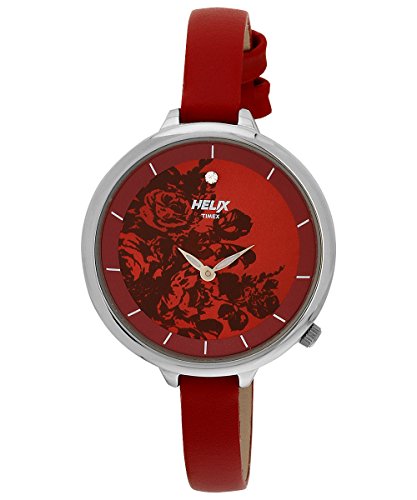 helix Red Dial Analogue Watch for Men TW013HL07 0 - helix TW013HL07 Red Dial Analogue for Men watch