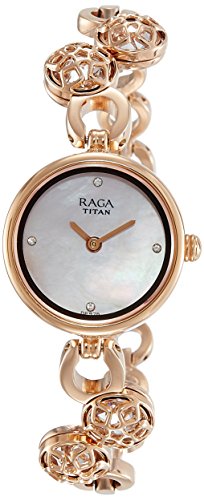 Titan Analog Mother Of Pearl Dial Womens Watch NH311WM04 0 - Titan NH311WM04 Analog Mother Of Pearl Dial Women watch