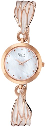 Titan Analog Mother Of Pearl Dial Womens Watch NK2540WM02 0 - Titan NK2540WM02 Analog Mother Of Pearl Dial Women watch