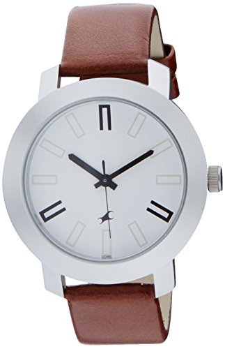 Fastrack Casual Analog White Dial Mens Watch NK3120SL01 0 - Fastrack NK3120SL01 Casual Analog White Dial Men's watch
