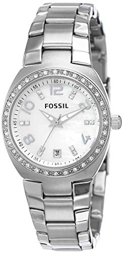 Fossil Analog Silver Unisex Watch AM4141 0 - Fossil Colleague Analog Silver Dial Unisex's Watch-AM4141