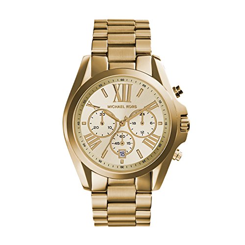 Michael Kors Analogue Gold Tone Watch for Women MK5605 0 - Michael Kors Analogue Gold Tone Watch for Women MK5605