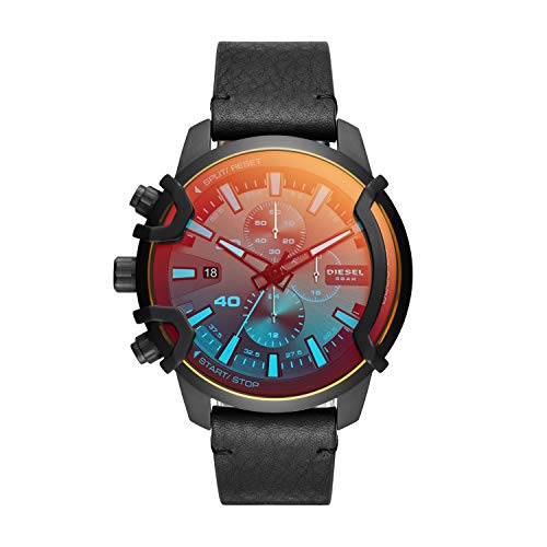Diesel Analog Black Over sized dial Mens Watch DZ4519 0 - Diesel Analog Black Over sized dial Men's Watch-DZ4519