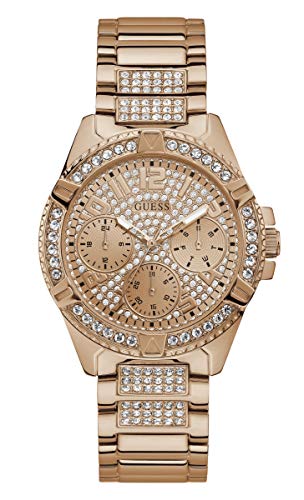 Guess Analog Rose Gold Dial Womens Watch W1156L3 0 - GUESS Analog Rose Gold Dial Women's Watch-W1156L3
