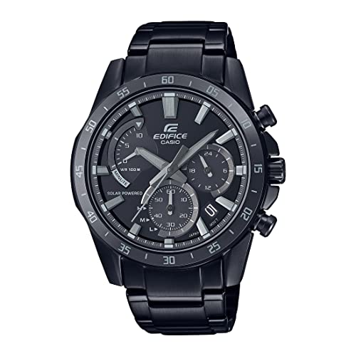 Casio Analog Black Dial Mens Watch EQS 930MDC 1AVUDF 0 - Casio Analog Black Dial Men's Watch-EQS-930MDC-1AVUDF