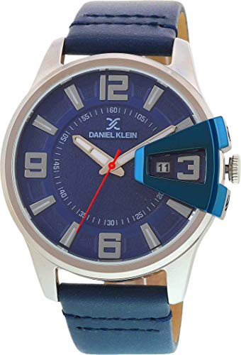 Daniel Klein Analog Blue Dial Mens Watch DK12161 6 0 - Daniel Klein Analog Blue Dial Men's Watch-DK12161-6